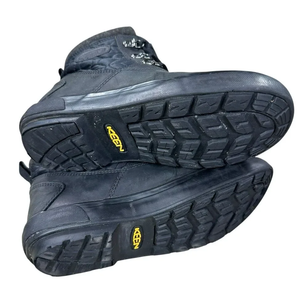 KEEN Women's 7 US Black Waterproof Duck‎ Boots Insulated Winter Warm